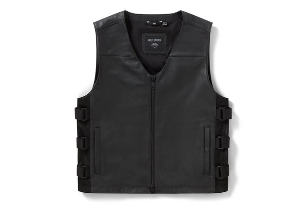 Pánská vesta - VEST-LEATHER,TACTICAL