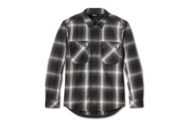 SHIRT JACKET-OPERATIVE 2,TEXTL,BLK/OFWHT