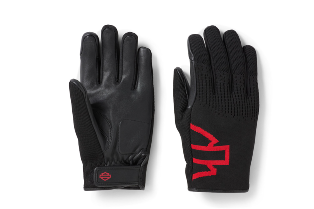 Pánské rukavice  GLOVES-F/F,TEXTILE/LEAT