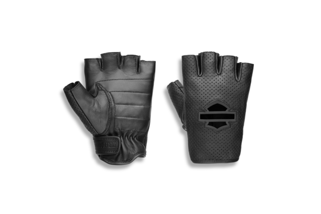 Pánské rukavice GLOVES-SMOKESHOW,F/L,LEATHER/TEXTILE,BLK