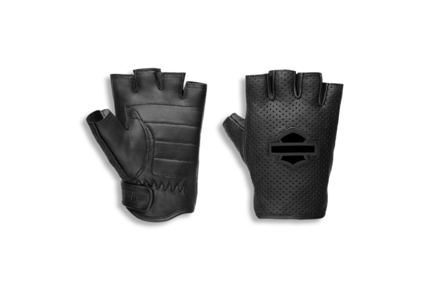 Dámské rukavice GLOVES-SMOKESHOW,F/L,LEATHER/TEXTILE,BLK