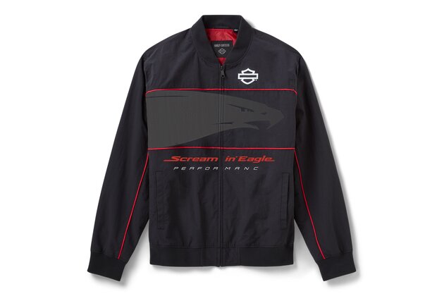 Pánská bunda JACKET-WOVEN,BLACK