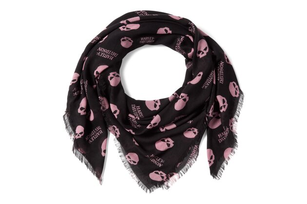 Dámský šátek Willie G. - SHAWL-WOVEN,BLACK/PINK