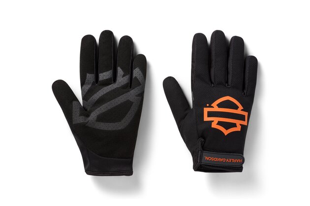 Pánské rukavice GLOVE-KNIT/MESH,BLACK