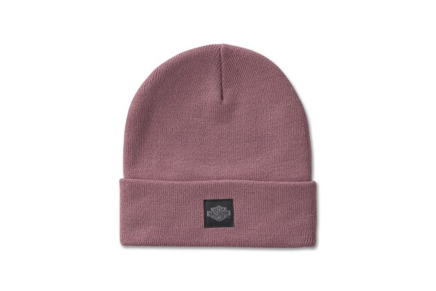 BEANIE-KNIT,PURPLE