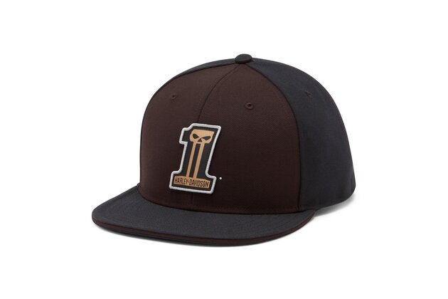 Kšiltovka - HAT-WOVEN,BLACK/BROWN