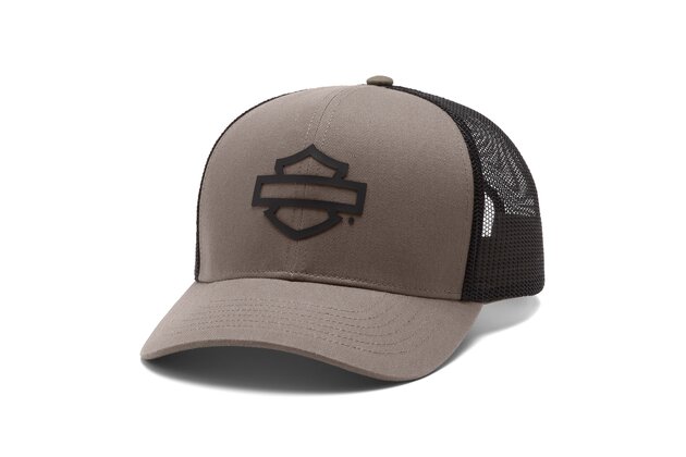 Kšiltovka - HAT-TRUCKER,WOVEN,TAN