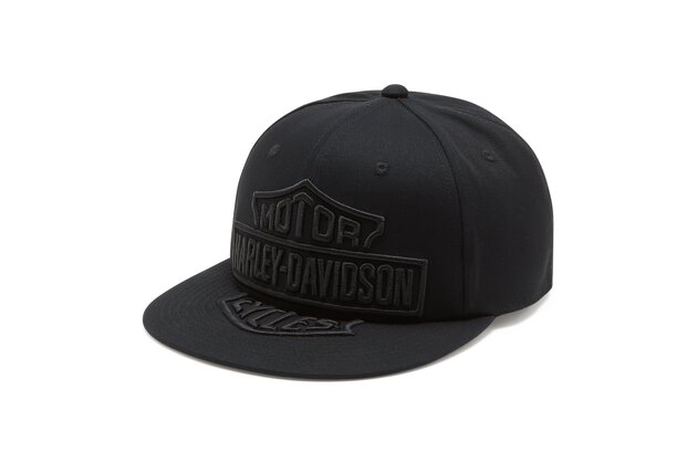 HAT-FITTED,WOVEN,BLACK
