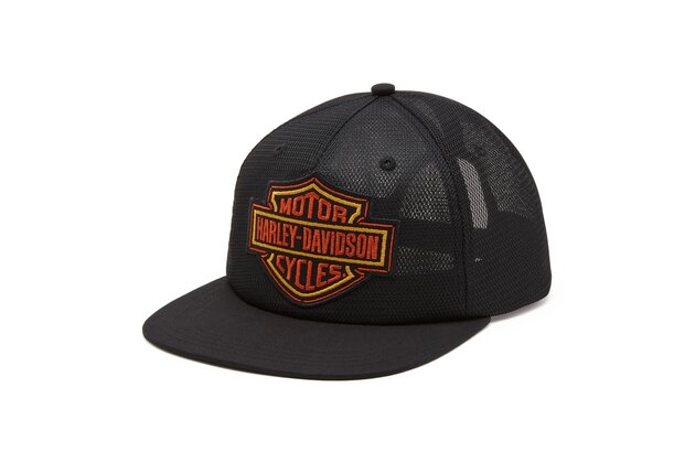 HAT-TRUCKER,WOVEN,BL