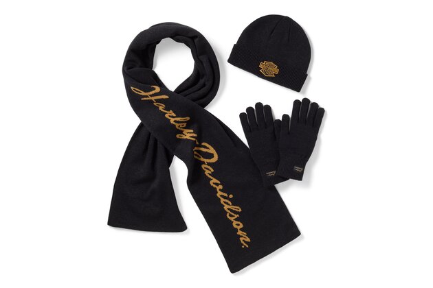 Dámský zimní set - BEANIE SCARF GLOVE SET