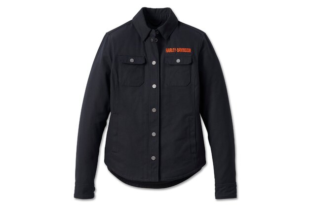 SHIRT JACKET-OPERATIVE,TEXTILE,BLACK,PPE