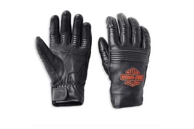 Pánské rukavice GLOVES-GRAPNEL,LTHR,F/F,BLACK,