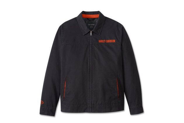 Pánská bunda JACKET-WOVEN,BLACK