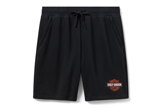 Pánské teplákové kraťasy - SHORTS-KNIT,BLACK