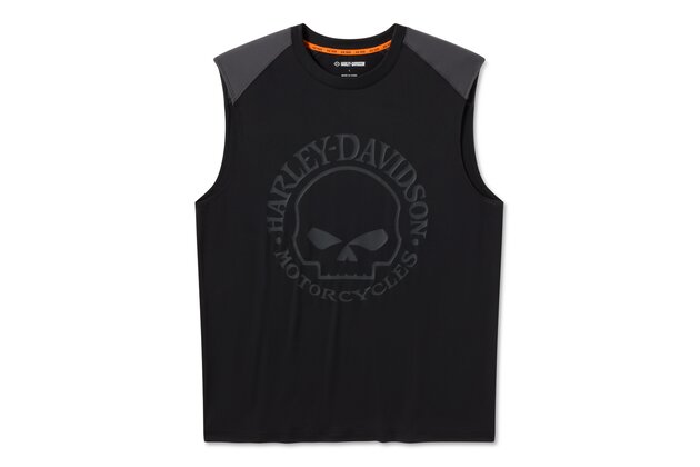 Pánské tílko - TANK-KNIT,BLACK