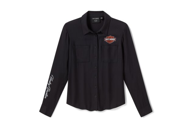 Dámská košile - SHIRT-WOVEN,BLACK