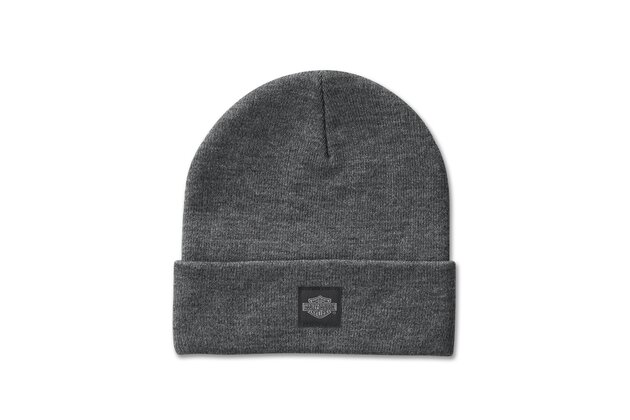 BEANIE-KNIT,HEATHER GREY