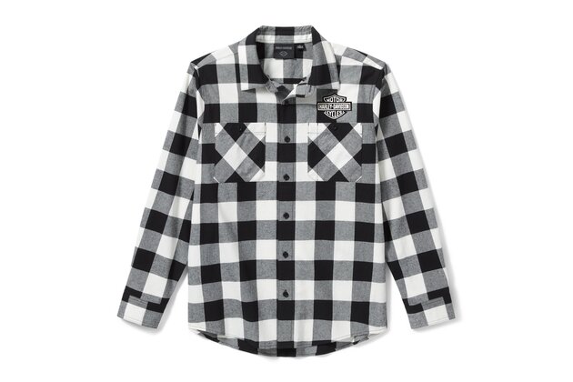 Pánská košile SHIRT-WOVEN,BLACK/OFF