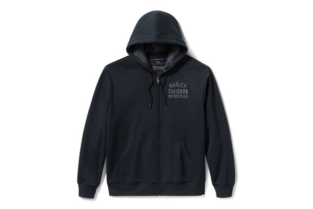 Pánská mikina HOODIE-KNIT,BLACK