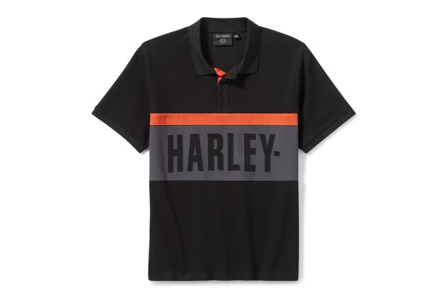 Pánské tričko POLO-KNIT,BLACK/GREY 