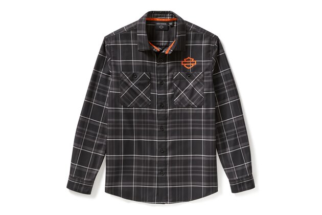 Pánská košile SHIRT-WOVEN,BLACK/OFF