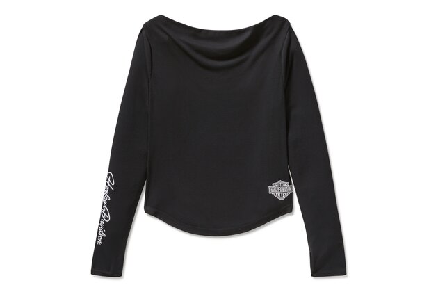 Dámské tričko TOP-KNIT,BLACK