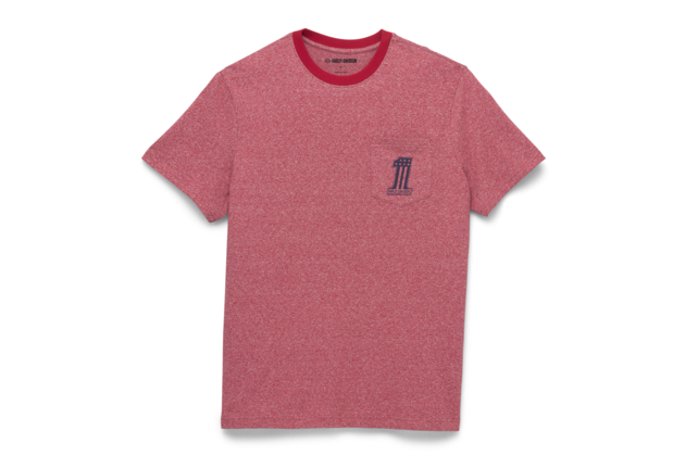 Pánské tričko TEE-KNIT,RED