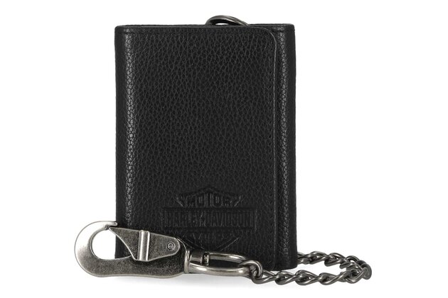 Pánská peněženka B&S Core Pebble Trifold wiht chain