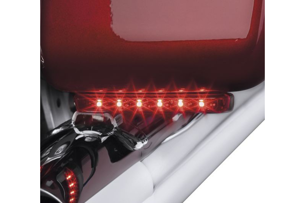 Electra Glo™ Stealth Auxiliary LED Run/Brake/Turn Lamp - Red Lens
