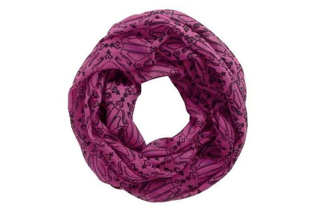 Dámský šátek SCARF-ALLOVER PRINT,INFINITY,VIOLET