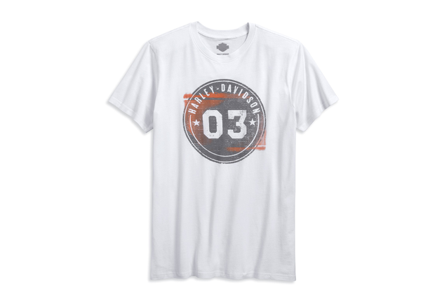Pánská tričko TEE-BL,CIRCLE 03,WHITE