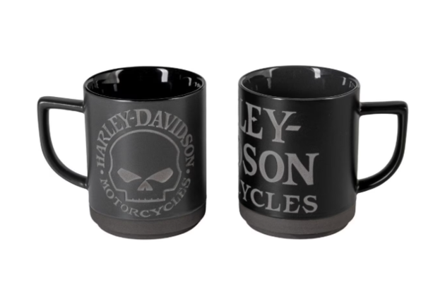 H-D Willie G. Skull Mug Set