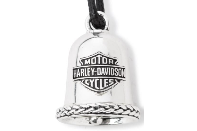 RIDE BELL - BRAIDED LOGO BELL-SLV/HEM